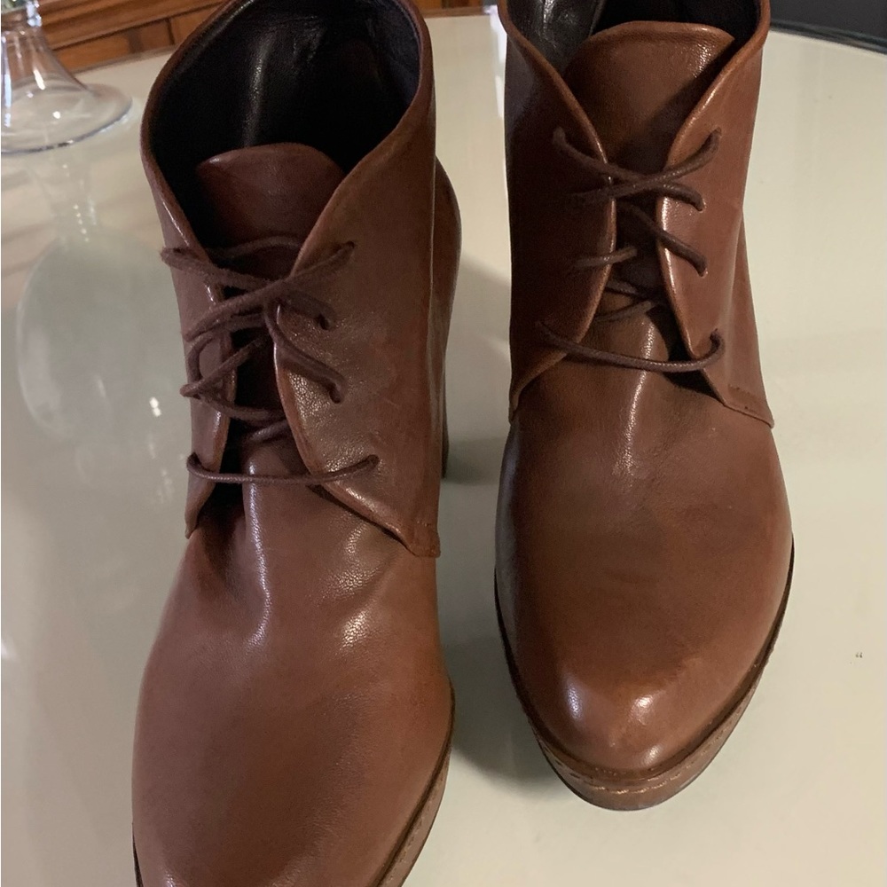 Stewart Weitzman leather ankle boots 9 - Picture 2 of 8
